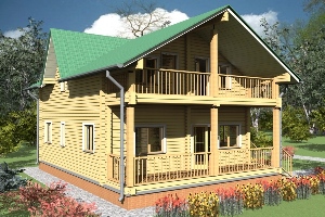 Проекты домов из клееного бруса Нижний Новгород